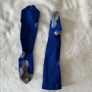 Compression Socks;  Blue and Gray Women's